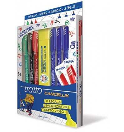 Blister pack with 4 Pens erasable more highlighter 817300 Fila- Futurartshop.com