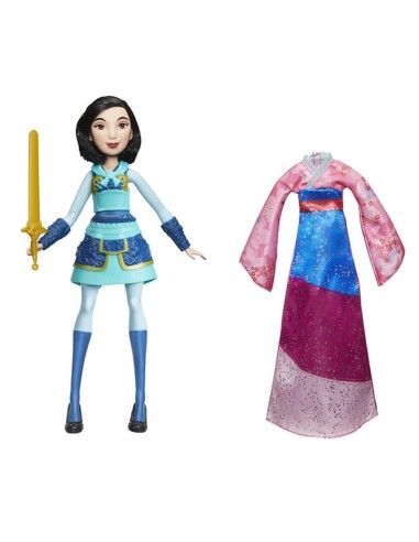 Disney Princess Doll Mulan fearless adventures HASE1948EU40 Hasbro | Futurartshop.com