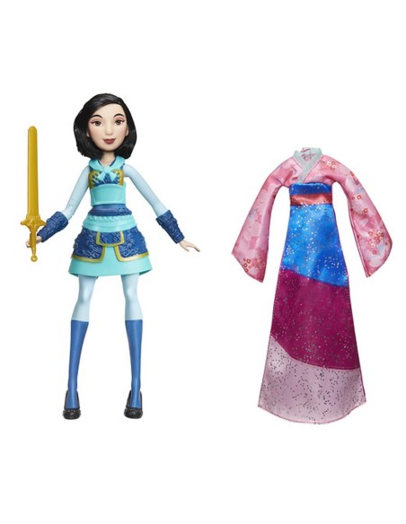 Disney Princess Bambola Mulan fearless adventures HASE1948EU40 Hasbro | Futurartshop.com