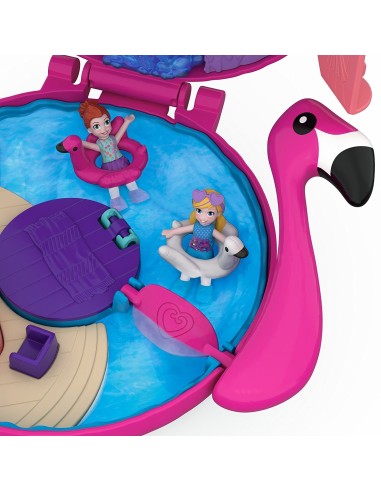 Polly-Pocket - Playset Pool of flamingos MATFRY35/FRY38 Mattel | Futurartshop.com