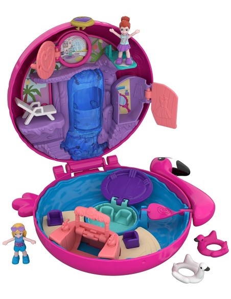 Polly-Pocket - Playset Pool of flamingos MATFRY35/FRY38 Mattel | Futurartshop.com