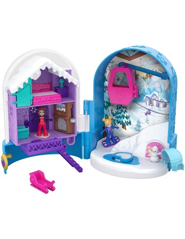 Polly-Pocket - Playset Secrets of the snow MATFRY35/FRY37 Mattel | Futurartshop.com