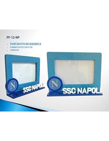 Portafoto in poliresina SSC napoli NEMPF12NP Nemesi | Futurartshop.com