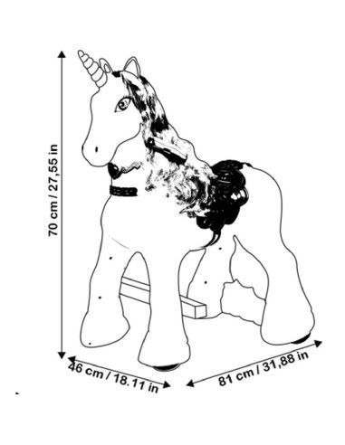 Unicorno cavalcabile 12V - My Loved Unicorn FAM800011603 Feber | Futurartshop.com
