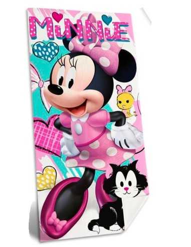 Beach towel minnie cotton 70 x 140 cm 4MDS-WD19452 4M | Futurartshop.com