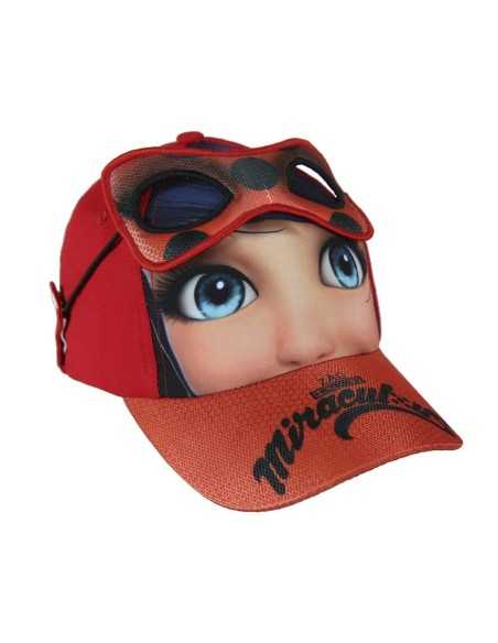Hat with visor lady bug 4MLB-2200-2397 4M | Futurartshop.com