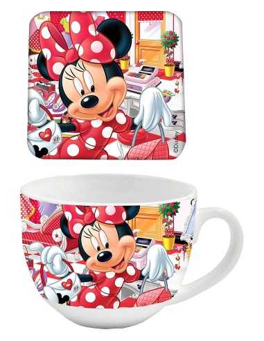 Mug Set ceramic coaster minnie 4MDS-D94626 4M | Futurartshop.com