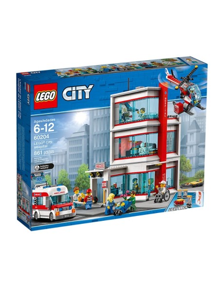 Lego 60204 the hospital in lego city LEG6212479 Lego | Futurartshop.com