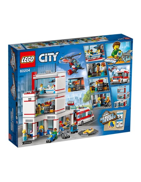 Lego 60204 the hospital in lego city LEG6212479 Lego | Futurartshop.com