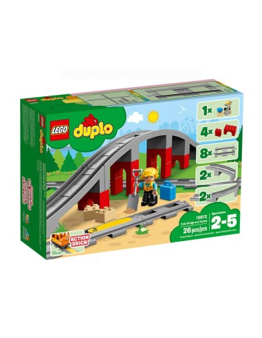 Lego 10872 bridge and train tracks duplo LEG6213748 Lego | Futurartshop.com