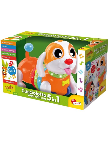 Small carrot baby little puppy, come with me 5-in-1 electronic LIS63215 Lisciani | Futurartshop.com
