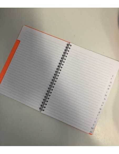 Colourbook - address Book A5 spiral 117109 Colourbook | Futurartshop.com