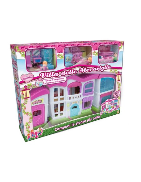Castello fatato con luci e suoni TEO63334  | Futurartshop.com