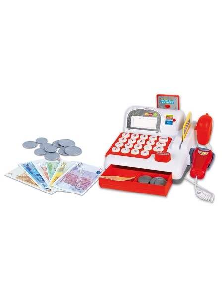 Cash register with shopping cart market, and accessories TEO64492 Globo | Futurartshop.com