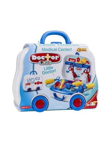 carrying case with wheels, my little big dreams doctor kids VIL7040 Villa Giocattoli | Futurartshop.com