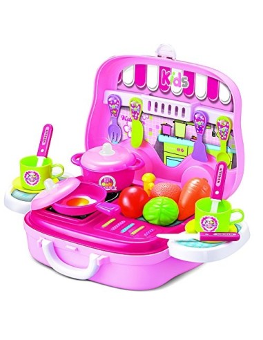 Valigetta con ruote my little big dreams kitchen cook rosa VIL7010 Villa Giocattoli | Futurartshop.com