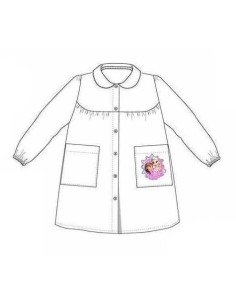 Frozen - Apron-school-white 4MFZ-QE6225-2  | Futurartshop.com