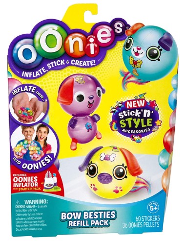 Set charging oonies with new accessories stick'n style 3 models GIONEE04000 Giochi Preziosi | Futurartshop.com