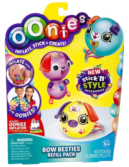 Set charging oonies with new accessories stick'n style 3 models GIONEE04000 Giochi Preziosi | Futurartshop.com
