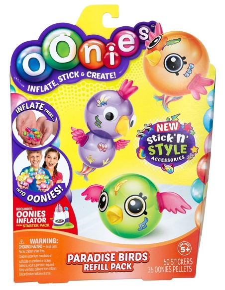 Set charging oonies with new accessories stick'n style 3 models GIONEE04000 Giochi Preziosi | Futurartshop.com