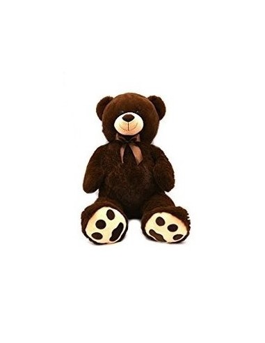 Peluche orso marrone scuro con fiocco 100 centimetri GLO02540/1 Globo | Futurartshop.com