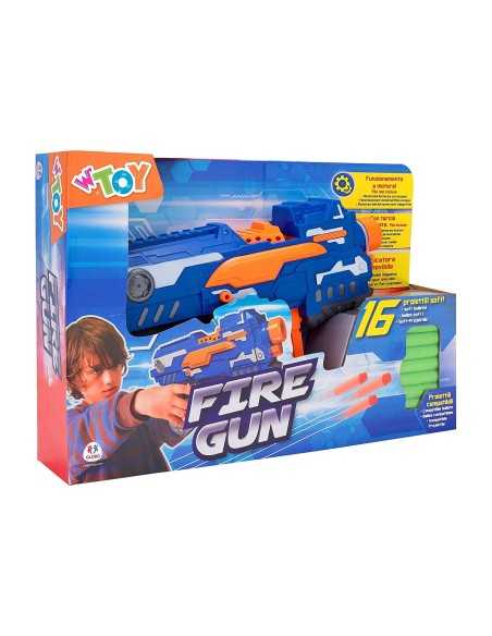 Submachine gun with light and 16 bullets soft GLO02791 Globo | Futurartshop.com