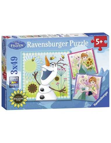Puzzle frozen fever olaf 3x49 pieces RAV09245 Ravensburger | Futurartshop.com