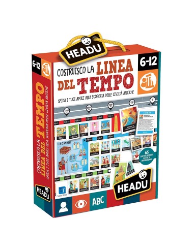 Build a time line with 65 cards illustrated HEAIT21499 Headu | Futurartshop.com