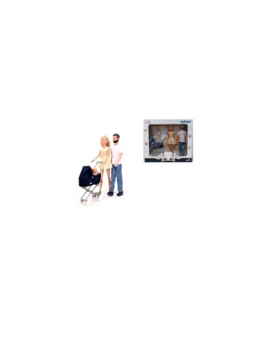 Inglesina Bambola Steffi e Kevin con la carrozzina SIM105733283 Simba Toys | Futurartshop.com