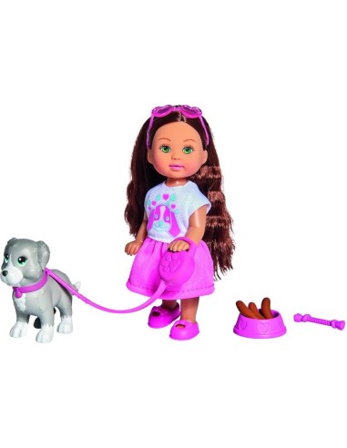 Evi love holiday friend con cagnolino e kit salsiccia SIM105733272038 Simba Toys | Futurartshop.com