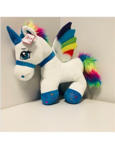 Unicorno in peluche 45 cm blu GLO03185/1 Globo | Futurartshop.com