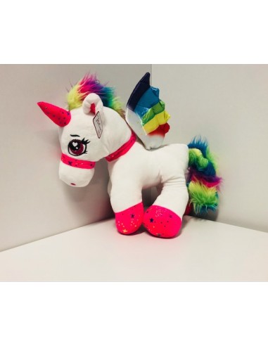 Unicorno in peluche 45 cm fuxia GLO03185/2 Globo | Futurartshop.com