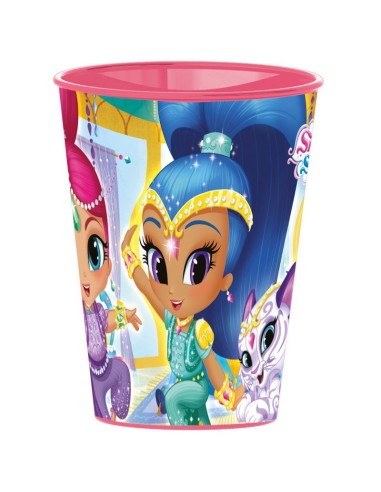 The glass in the PVC shimmer and shine 260 ml WON25552 Cerdà | Futurartshop.com