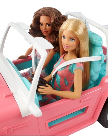 Barbie - La Jeep di Barbie con 2 bambole TOYFPR59 Mattel | Futurartshop.com