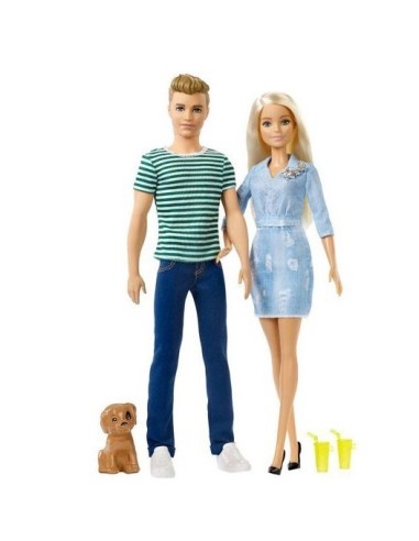 Bambola Barbie e Ken con cucciolo TOYFTB72 Mattel | Futurartshop.com