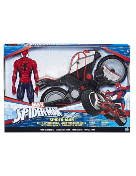 Spider-Man with motorcycle TOYB9767 Hasbro | Futurartshop.com