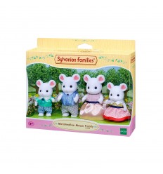Sylvanian families family mice white marshmallow 5308.SYL Epoch- Futurartshop.com