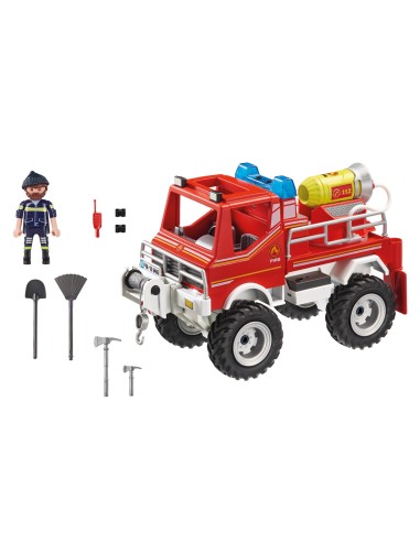 Playmobil 9466 Truck shoots water fire PLA9466 Playmobil | Futurartshop.com