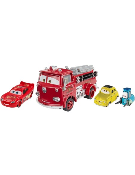 Cars 3 cofezione 3 characters in radiator springs red lightning mcqueen, luigi and guido) TOYFBG38/FNV13 Mattel | Futurartsho...