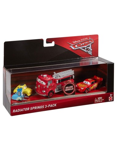 Cars 3 cofezione 3 personaggi radiator springs red saetta mcqueen luigi e guido) TOYFBG38/FNV13 Mattel | Futurartshop.com