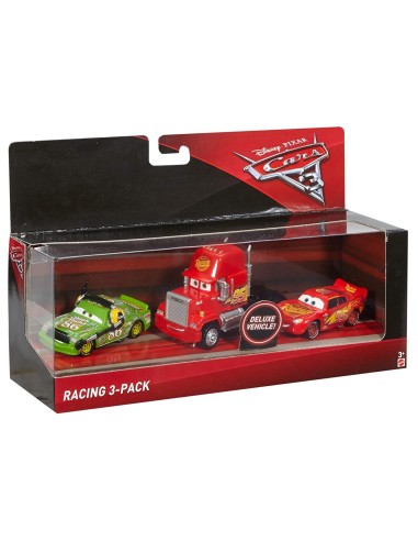 Cars 3 cofezione 3 characters in radiator springs mack and lightning mcqueen chick hicks TOYFBG38/FBR77 Mattel | Futurartshop...