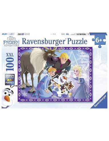Puzzle frozen olaf family 100 pezzi XXL RAV10730 Ravensburger | Futurartshop.com