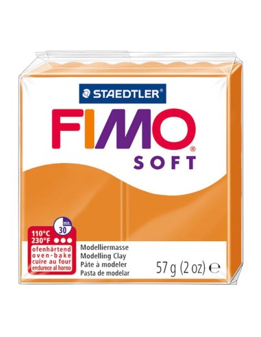 Dough fimo soft orange, dark BIM8020 41 Staedtler | Futurartshop.com