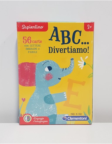 Sapientino A B C...divertiamo con 56 carte CLE16123 Clementoni | Futurartshop.com