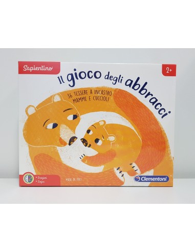 The game of hugs with 36 tiles interlocking CLE16126 Clementoni | Futurartshop.com