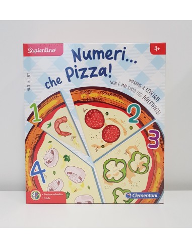 Gioco sui numeri...che pizza con 3 livelli progressivi CLE16127 Clementoni | Futurartshop.com