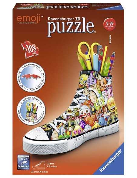 Puzzle 3D sneaker emoji 108 pezzi RAV11218 Ravensburger | Futurartshop.com