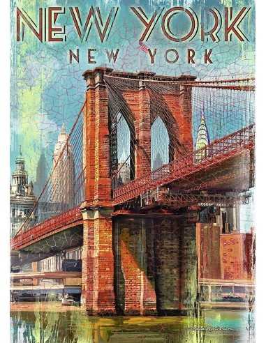 Puzzle back new york 1000 pieces RAV19835 Ravensburger | Futurartshop.com