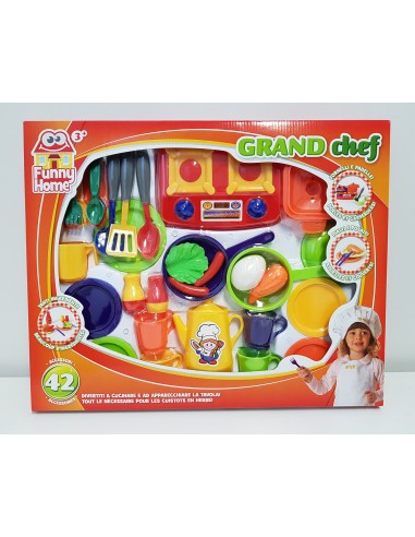 Funny home cucina con fornello e 42 accessori GIORDF50438 Giochi Preziosi | Futurartshop.com