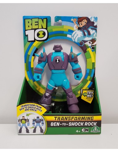 Ben 10 personaggio deluxe trasforming ben to shock rock GIOBEN28000/2 Giochi Preziosi | Futurartshop.com